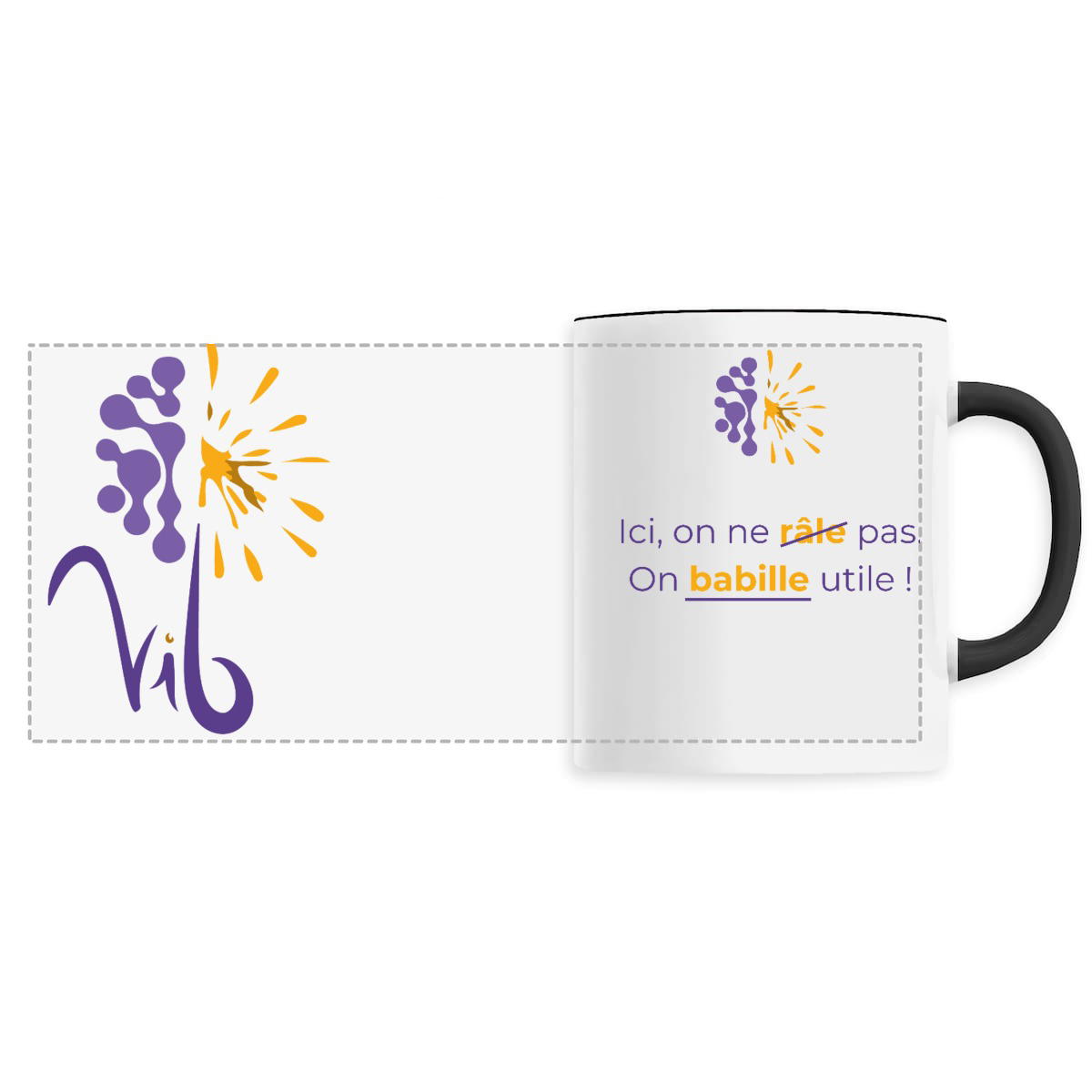 Image back Mug - Vib - Ici on ne râle pas