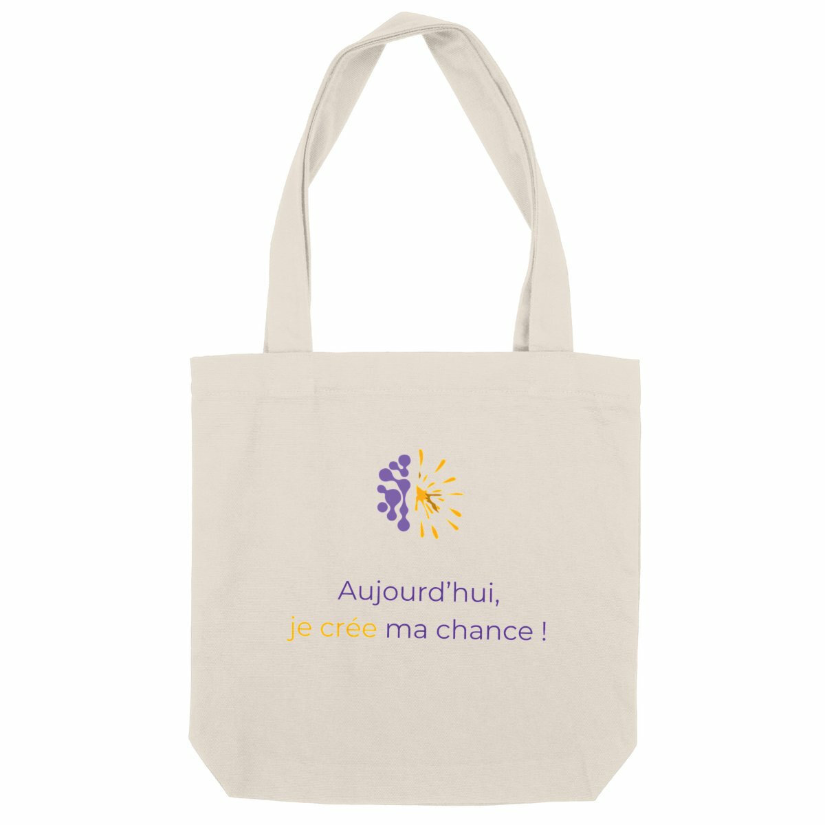 Image back Totebag clair - Vib - Je crée ma chance