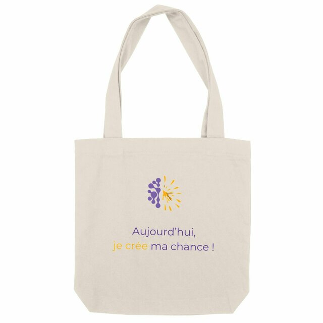 Image back Totebag clair - Vib - Je crée ma chance