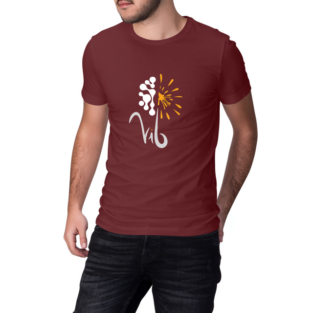 Image front T-shirt sombre Unisexe - Vib