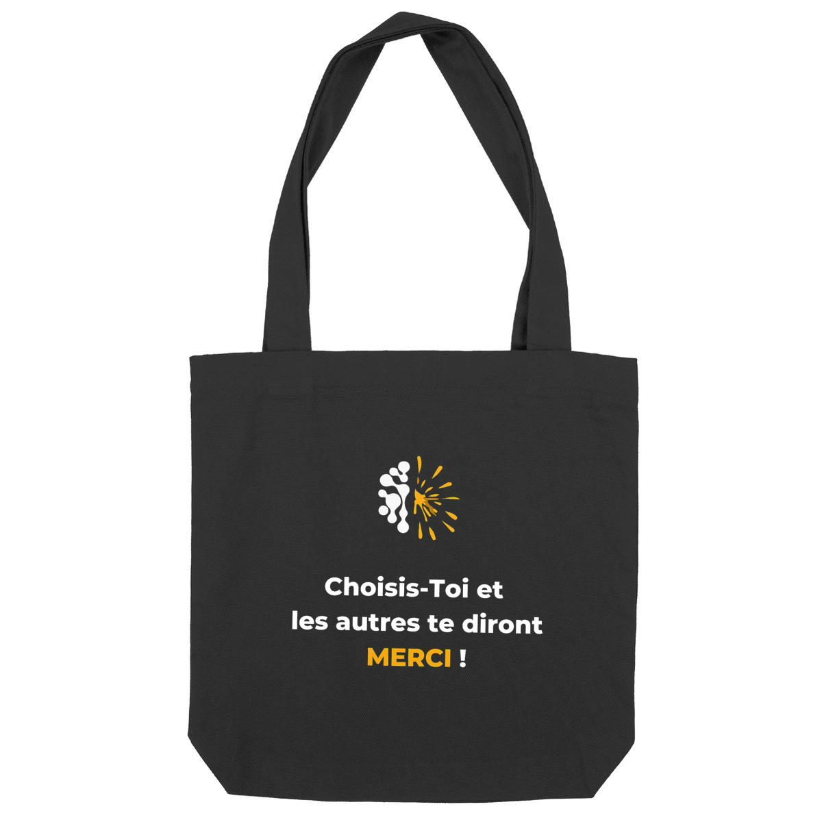 Image back Totebag sombre - Vib - Choisis toi