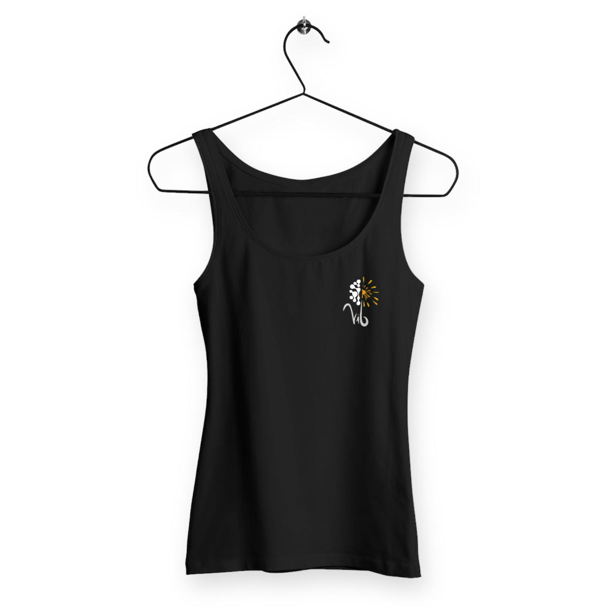 Image front Débardeur sombre Femme - Vib Pochette