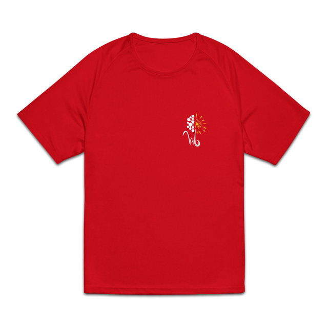 Image back T-shirt de sport sombre Homme - Équipe de bonheur - Vib Pochette