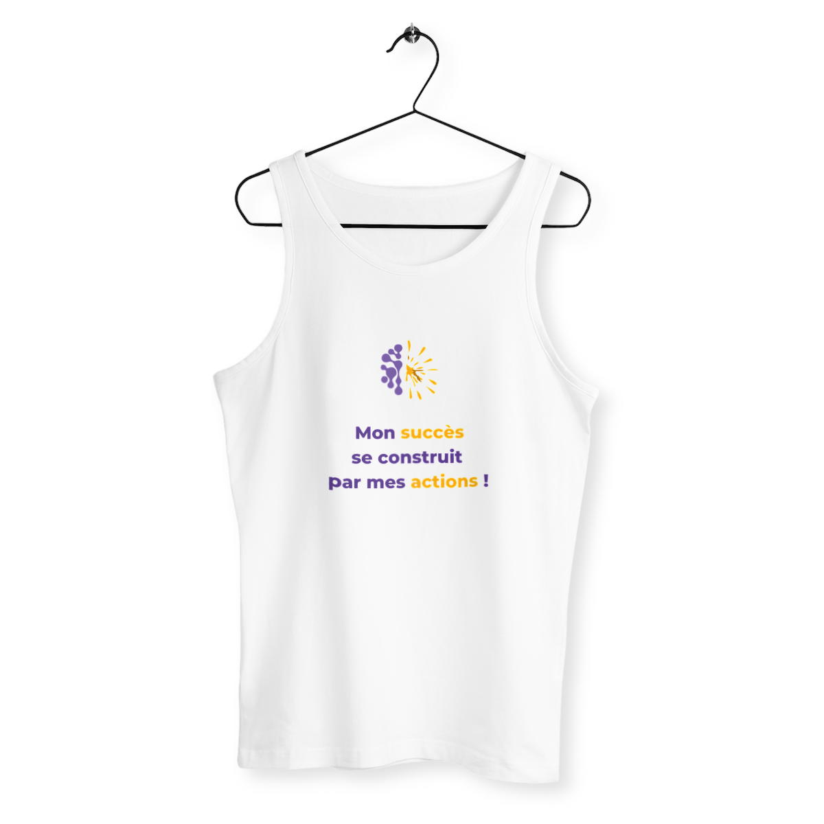 Image back Débardeur clair Homme - Vib - Actions & Succès