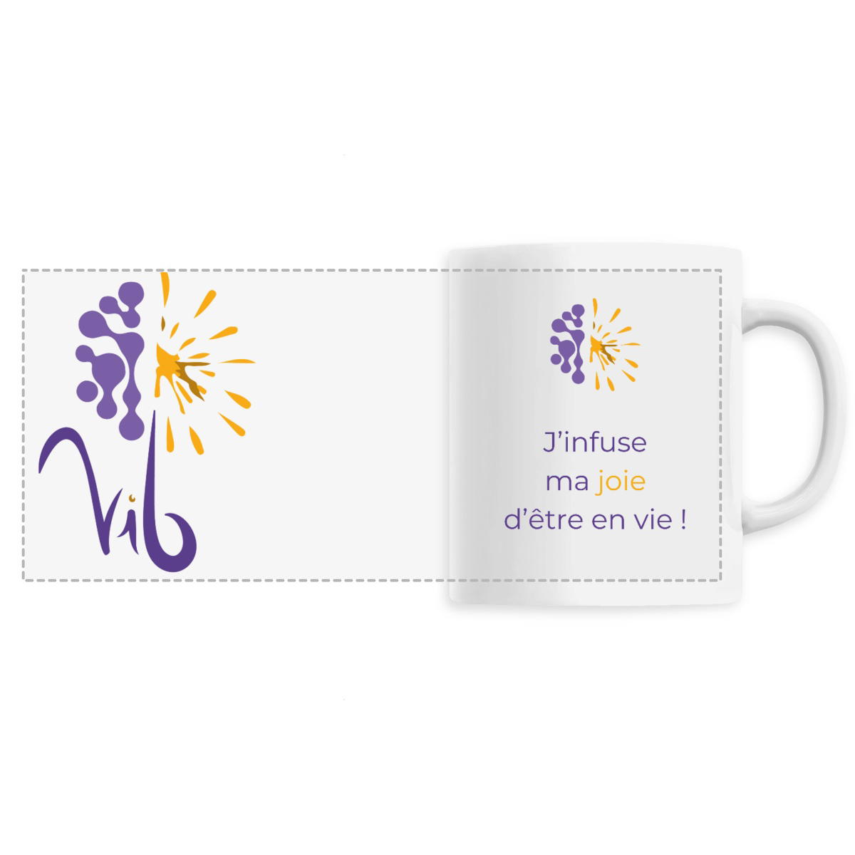Image front Mug - Vib - J'infuse ma joie