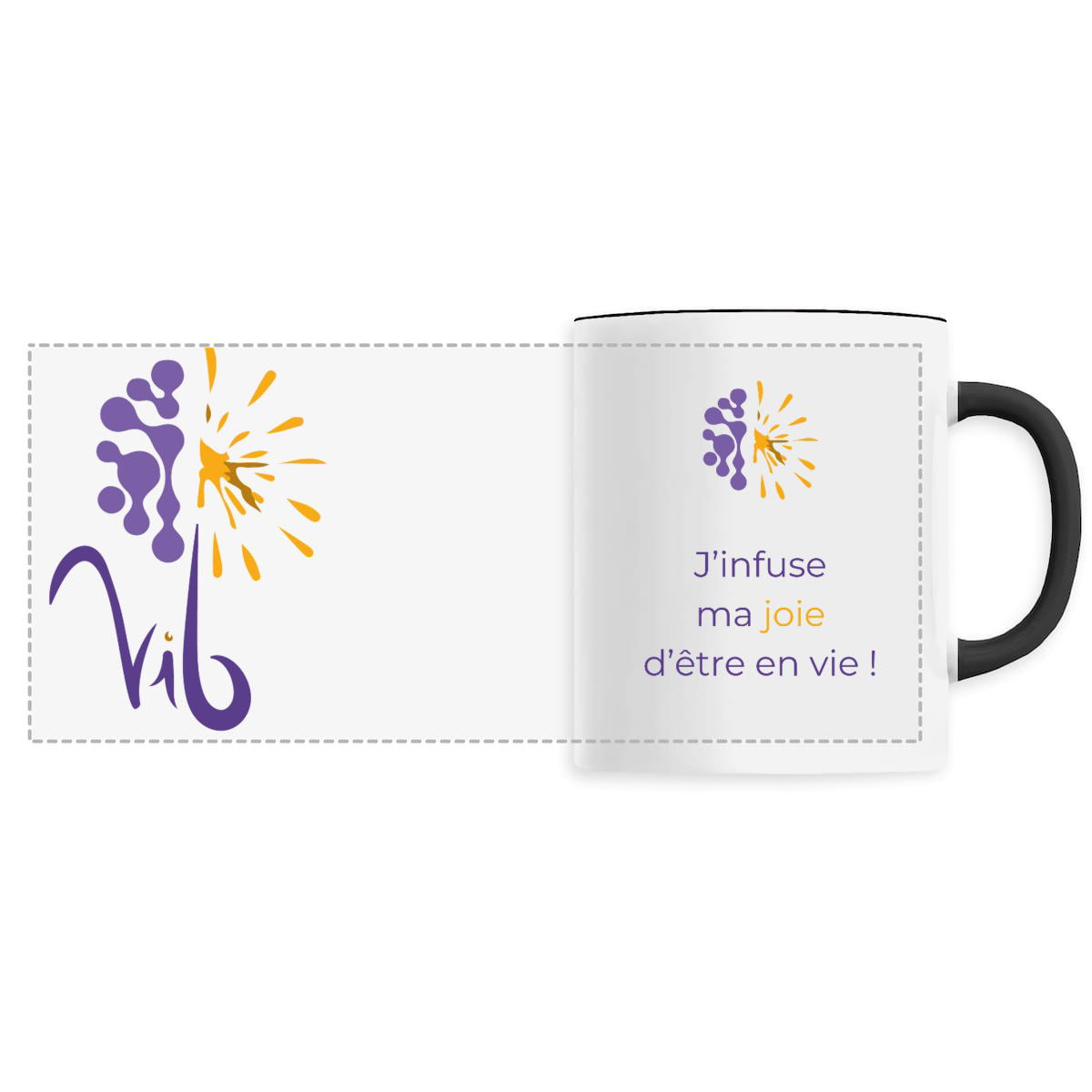Image back Mug - Vib - J'infuse ma joie