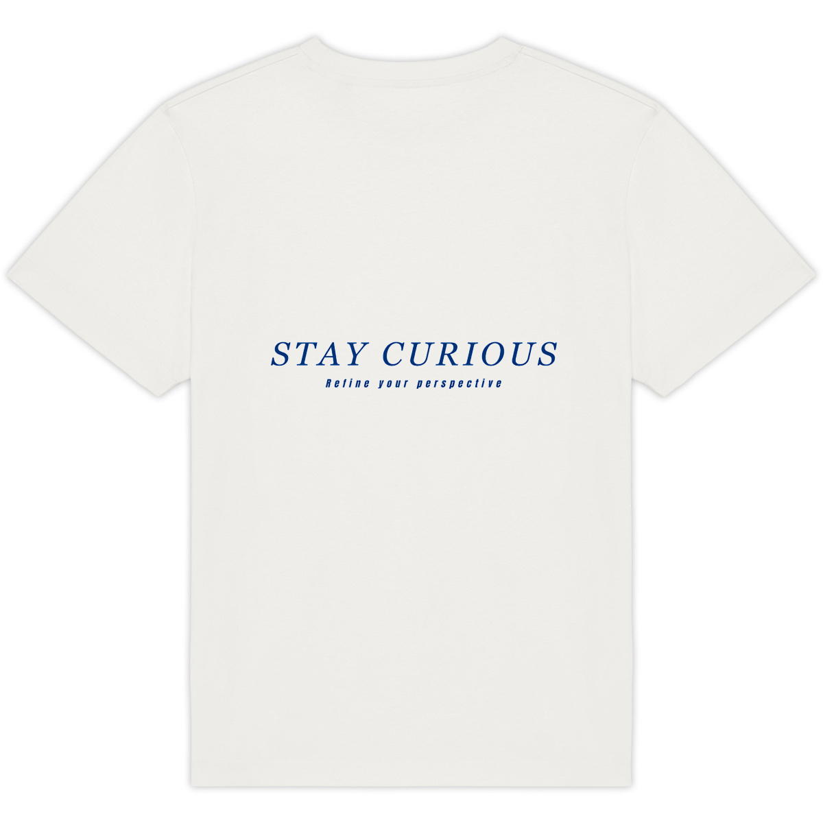 Image back STAY CURIOUS