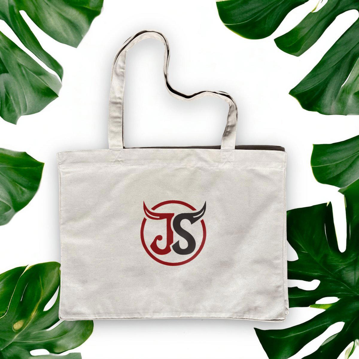 Image front JS Recycled Material Shopping Bag