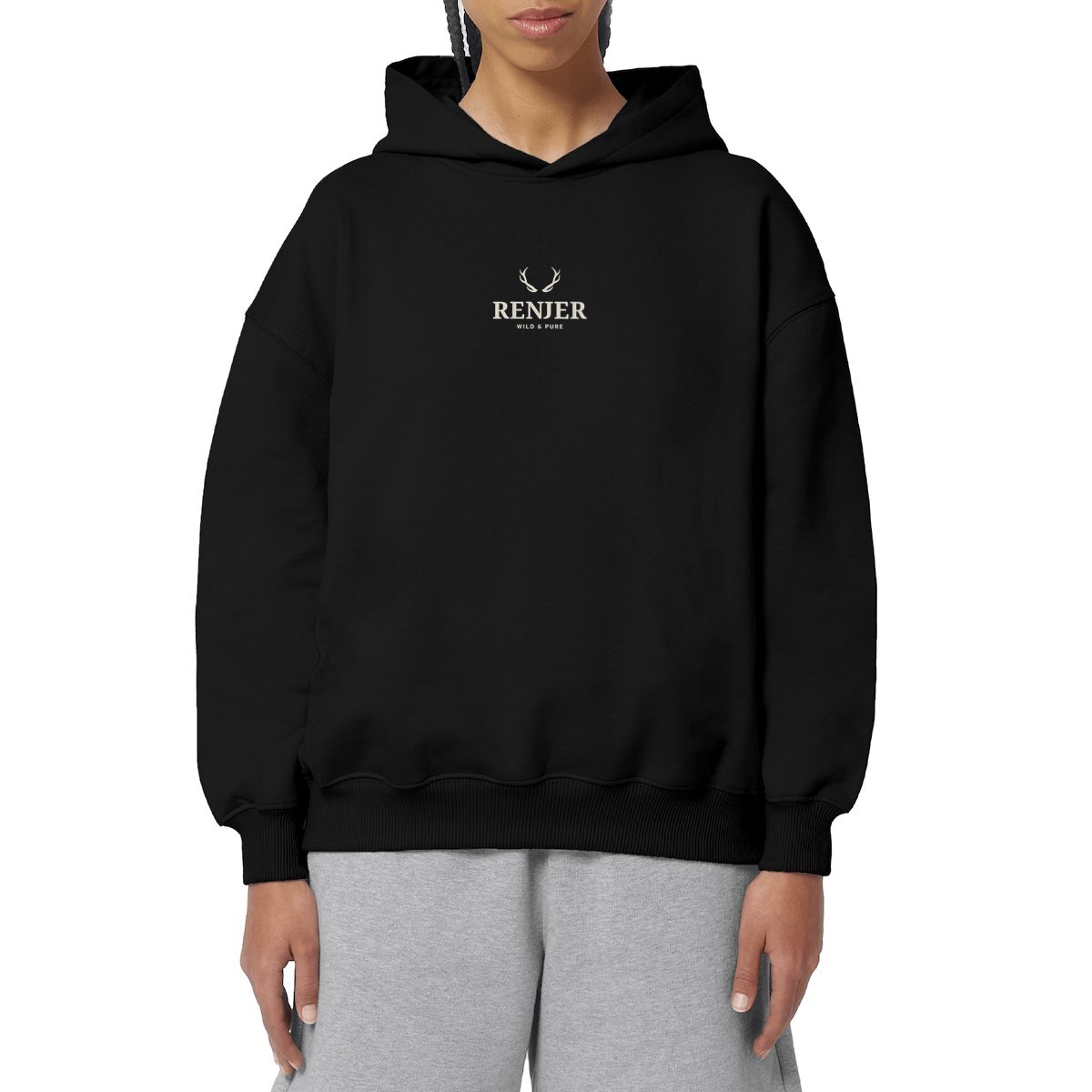 Image front Renjer Logo Oversized Hoodie
