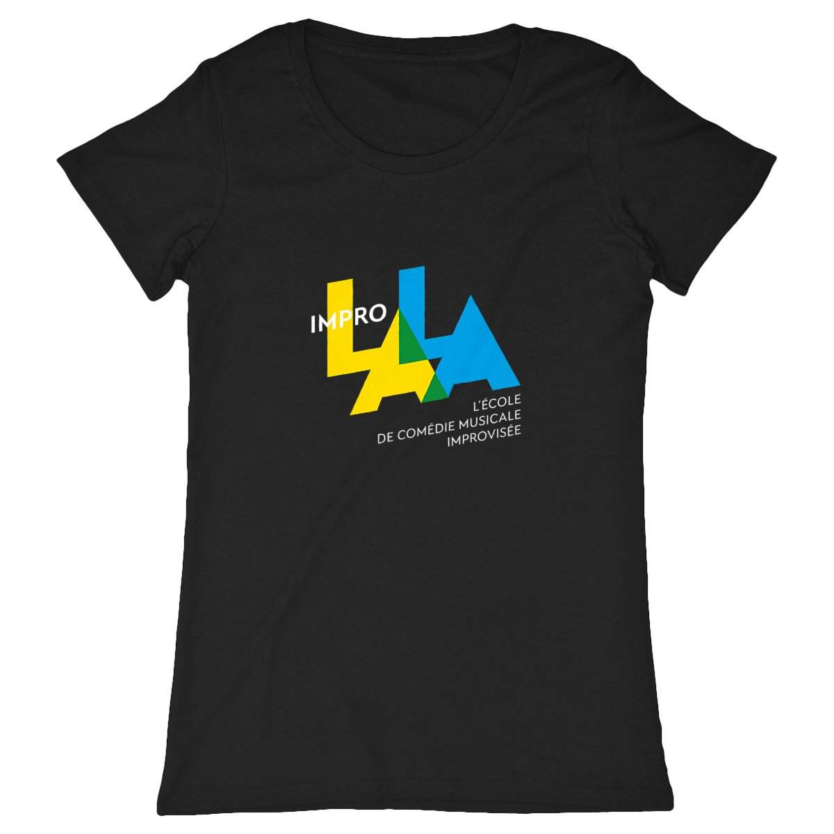 Image back Tee-Shirt Femme - coton bio - couleurs foncées