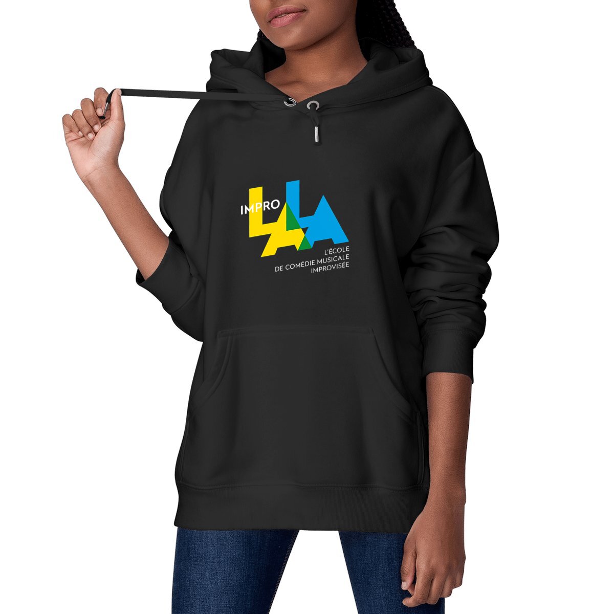 Image front Sweat à capuche - Unisexe - couleurs foncées