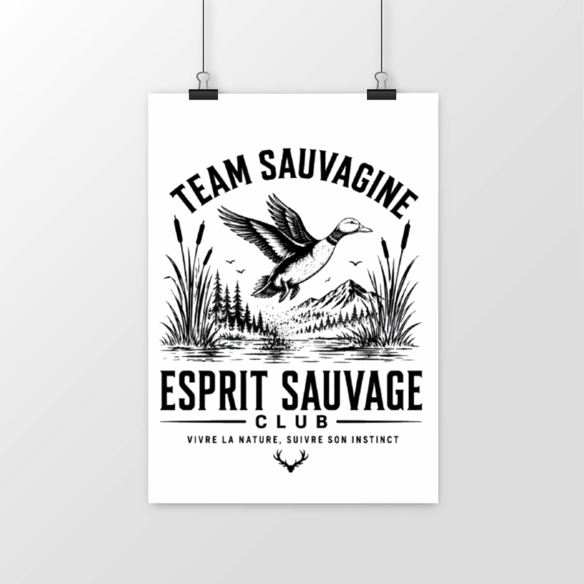 Poster vertical sauvagine