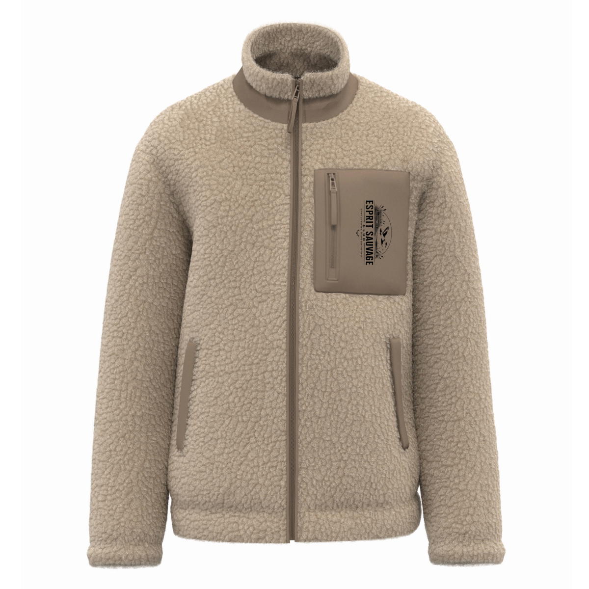 Veste unisexe en sherpa