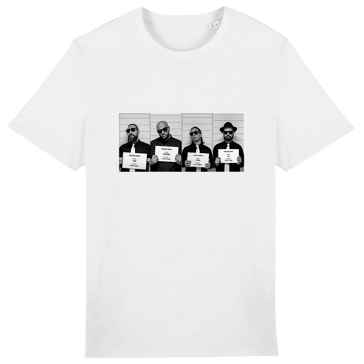Tshirt blanc - identification commissariat