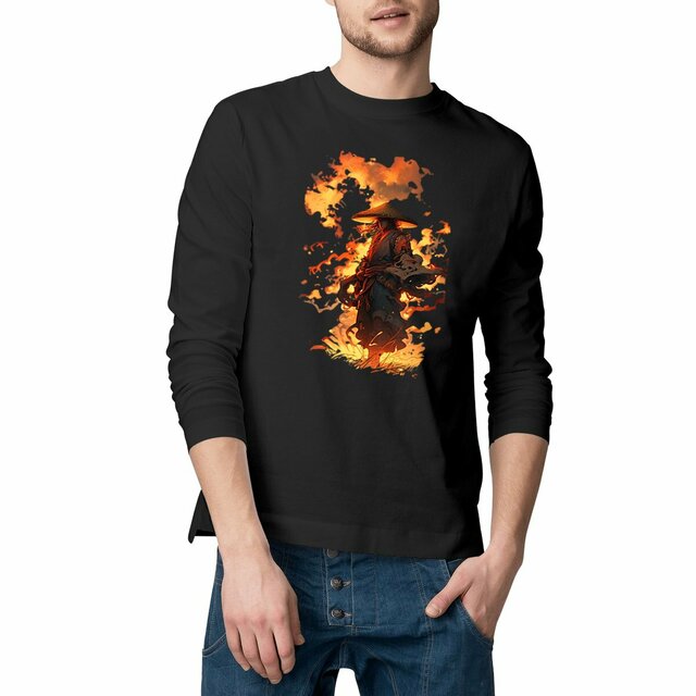 Image front T-shirt long Feu Éternel Zelos