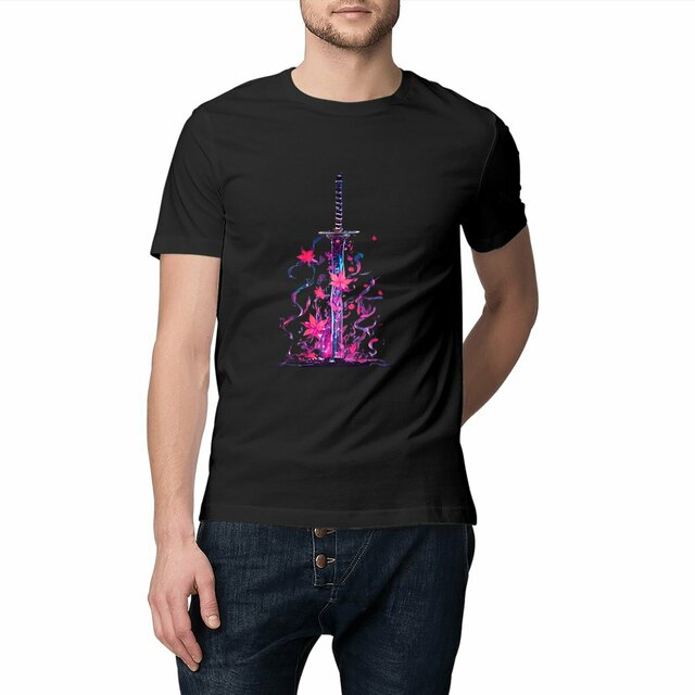 Image front T-shirt lame du samouraï Zelos