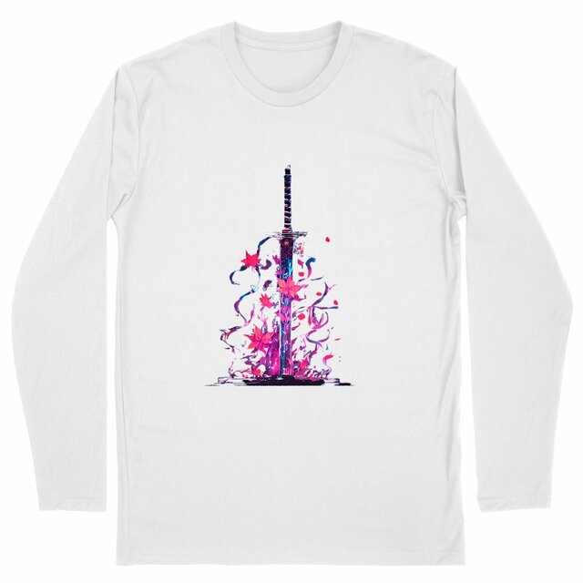 Image back T-shirt long lame du samouraï Zelos