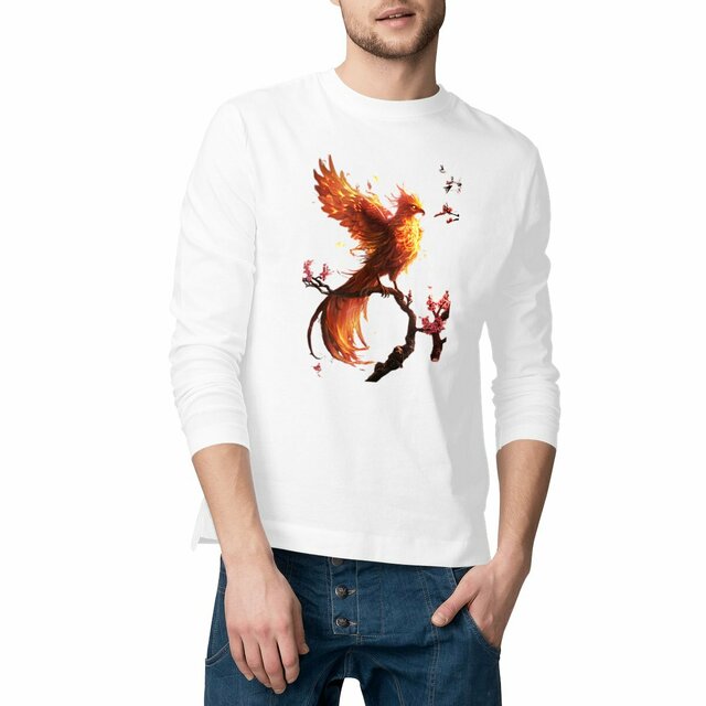Image front T-shirt long phénix Zelos 