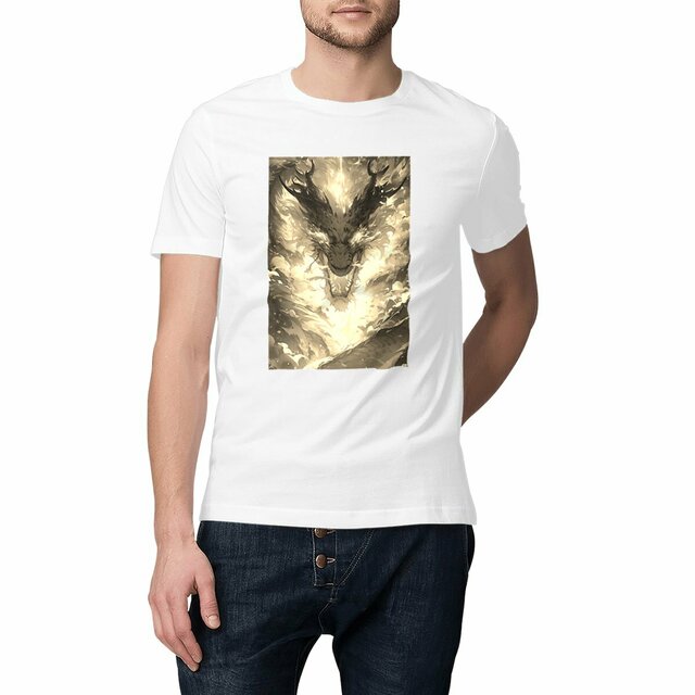Image front T-shirt dragon japonais Zelos