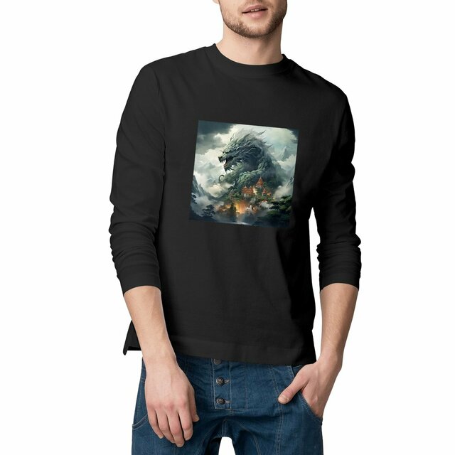 Image front T-shirt long Fenrir Zelos
