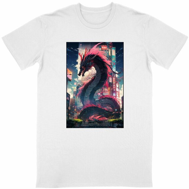 Image back T-shirt dragon des mers Zelos 