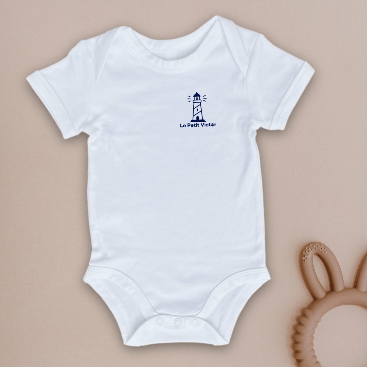 Image front Le body bébé Phare – Le Petit Victor