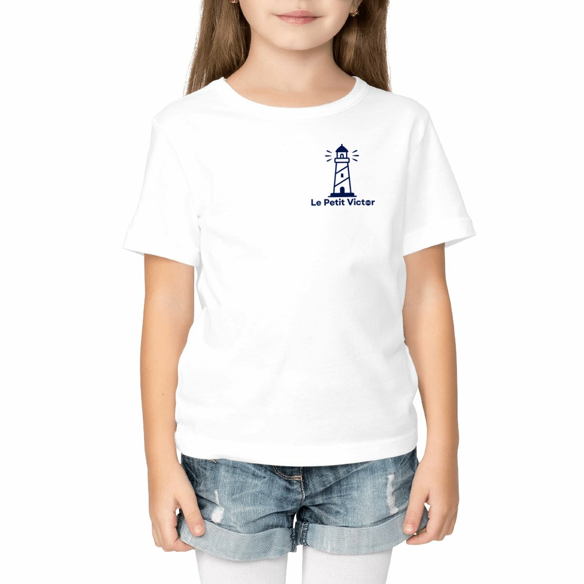Image front T-shirt enfant Phare – Le Petit Victor
