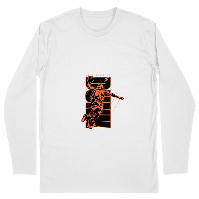 T-shirt Homme classique manches longues - Chien Cool Illustré