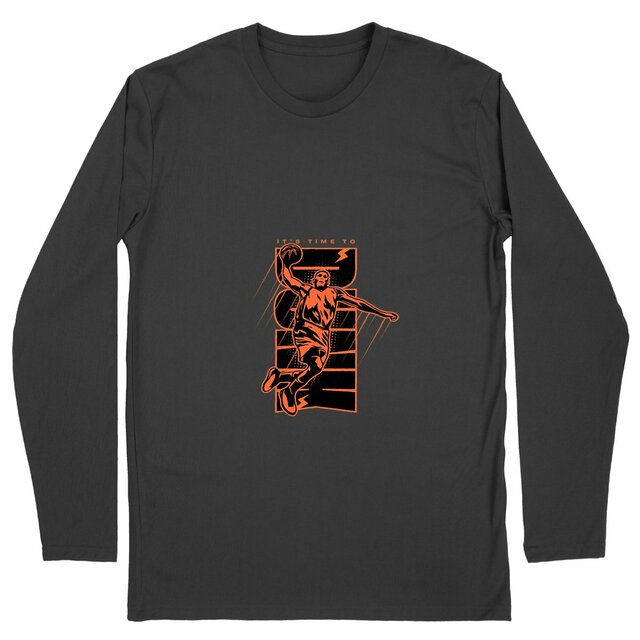 T-shirt Homme classique manches longues - Chien Cool Illustré - Image