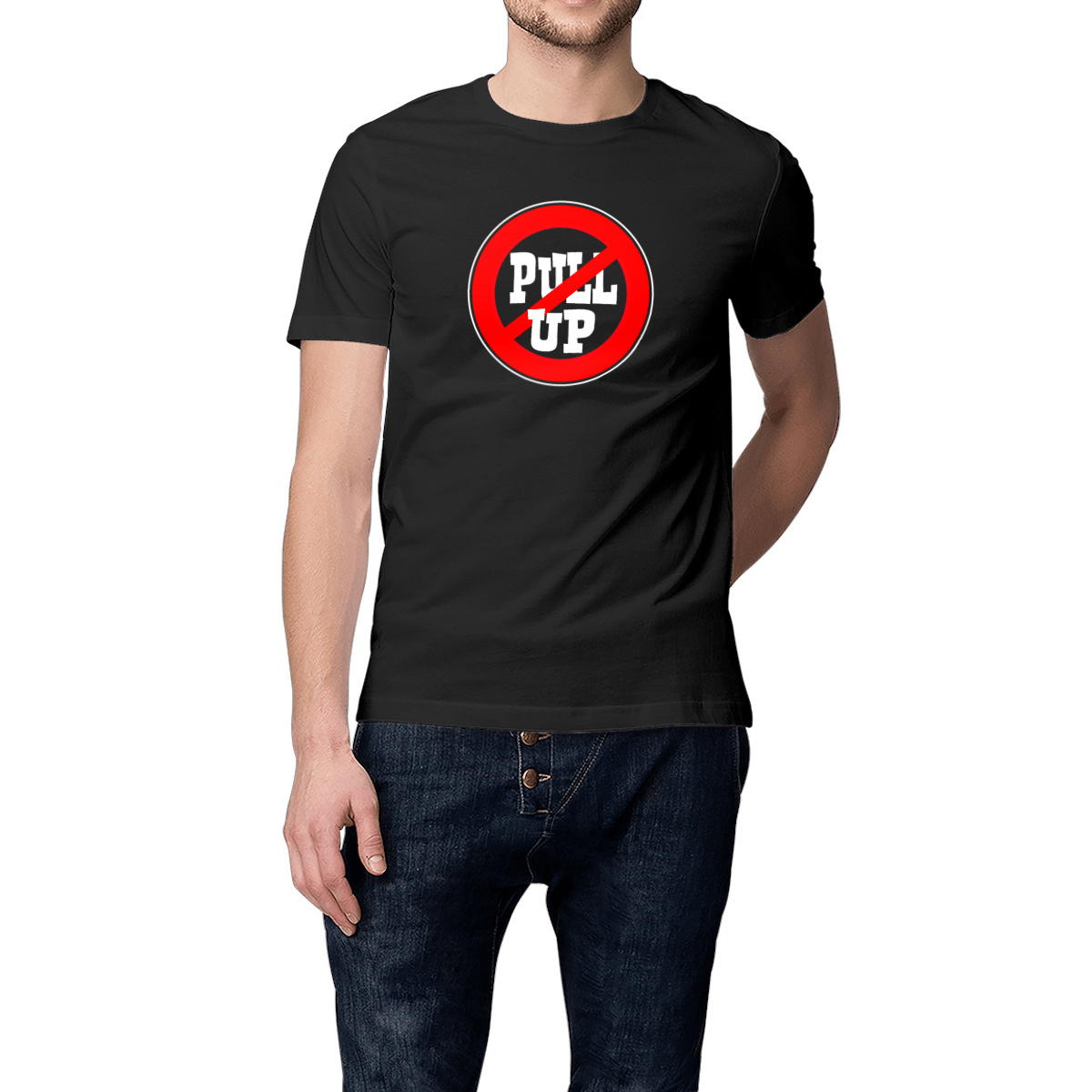 No Pull Up - T shirt Homme