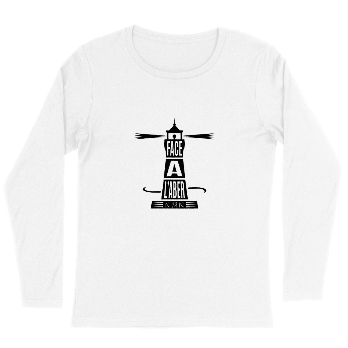 Face à l'aber - T shirt Manches Longues Femme - Image