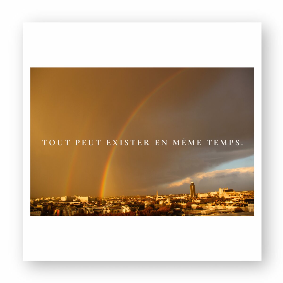 Image front Sticker - Fête des mères sans filtre - Arc-en-ciel