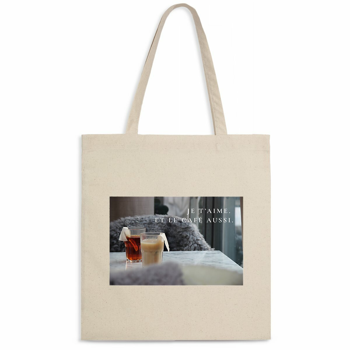 Image back Tote-bag - Fête des mères sans filtre - Café