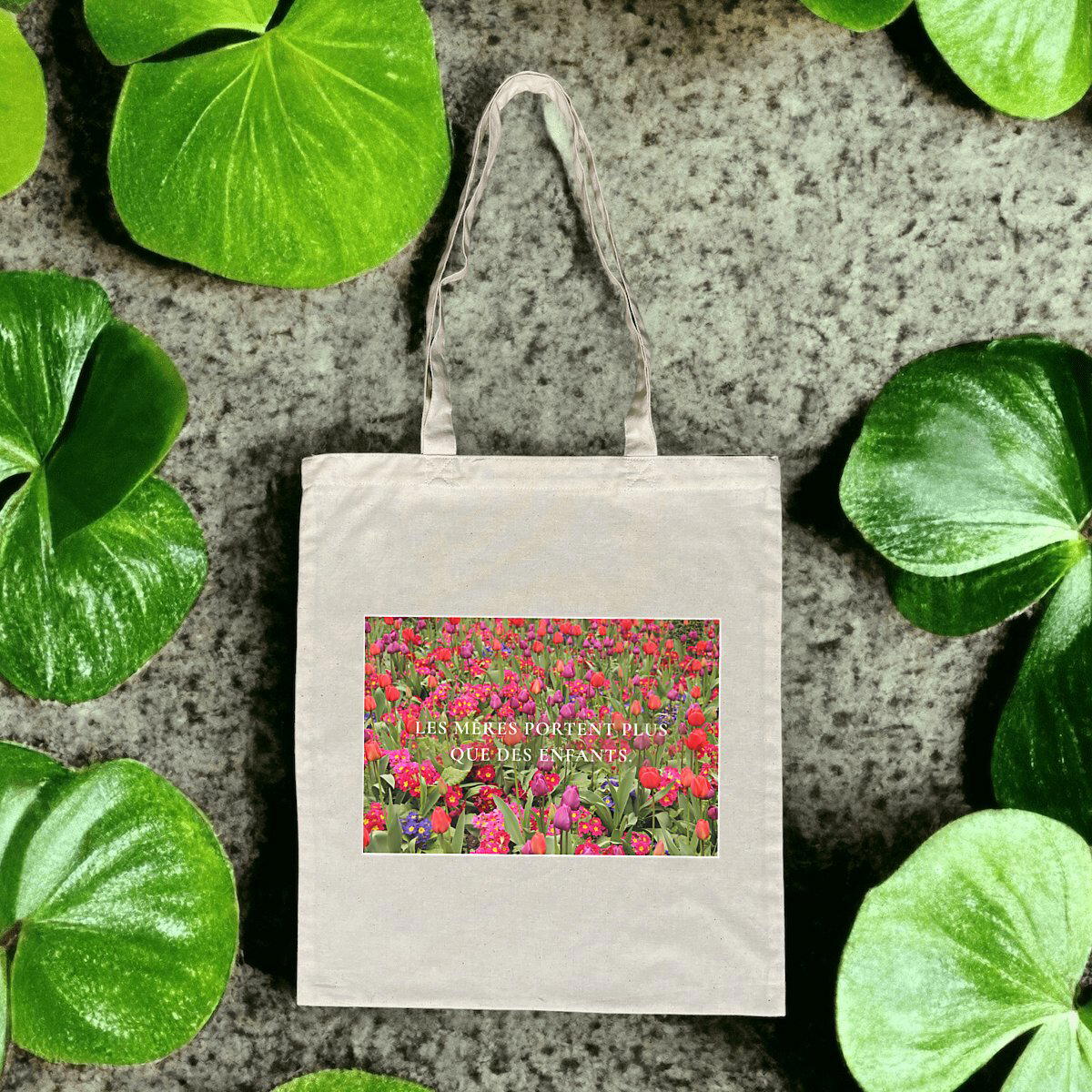 Image front Tote bag - Fête des mères engagée - Fleurs