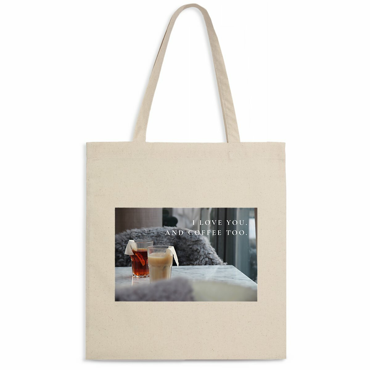 Image back Tote-bag - Mother's Day unfiltered - Coffee