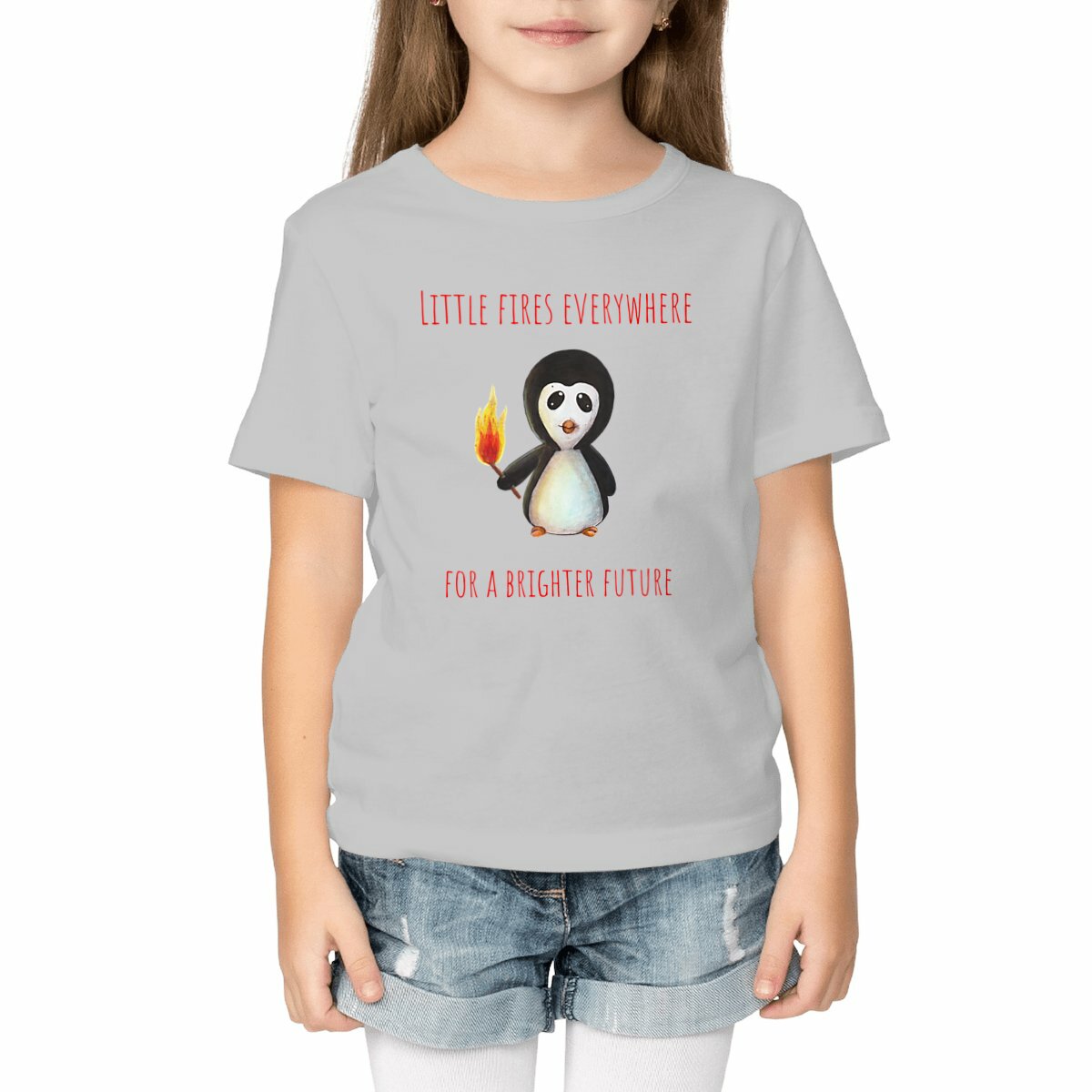 Image front T-shirt enfant - Mimoo le pingouin