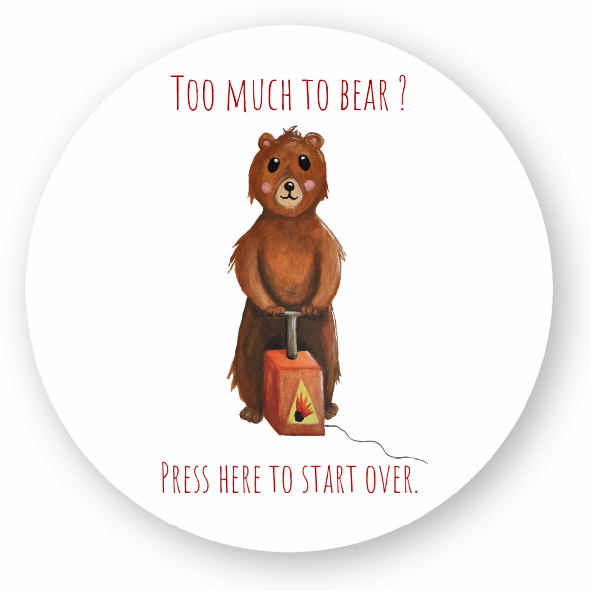 Image front Sticker - Beartha l'oursonne