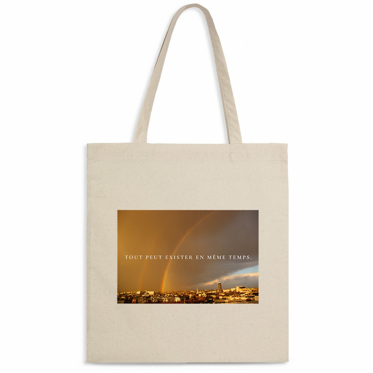 Image back Tote-bag - Fête des mères sans filtre - Arc-en-ciel