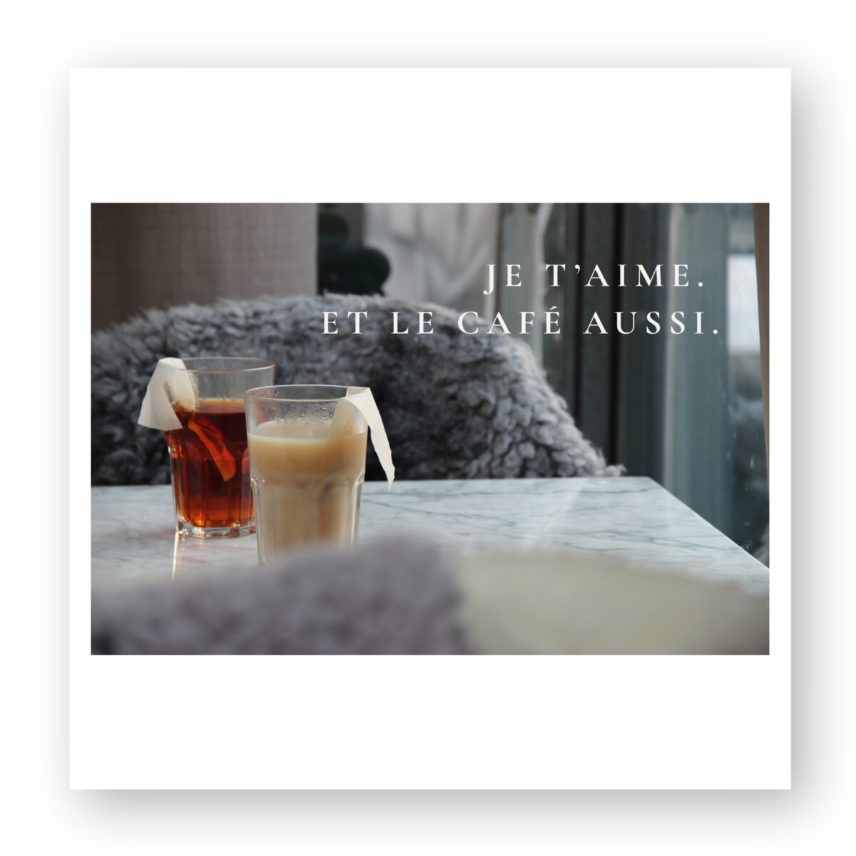 Image front Sticker - Fête des mères sans filtre  - Café