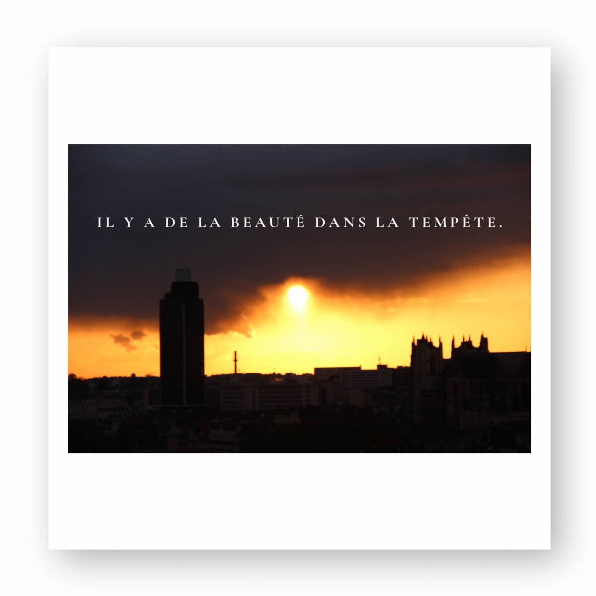 Image front Sticker - Fête des mères sans filtre - Tempête