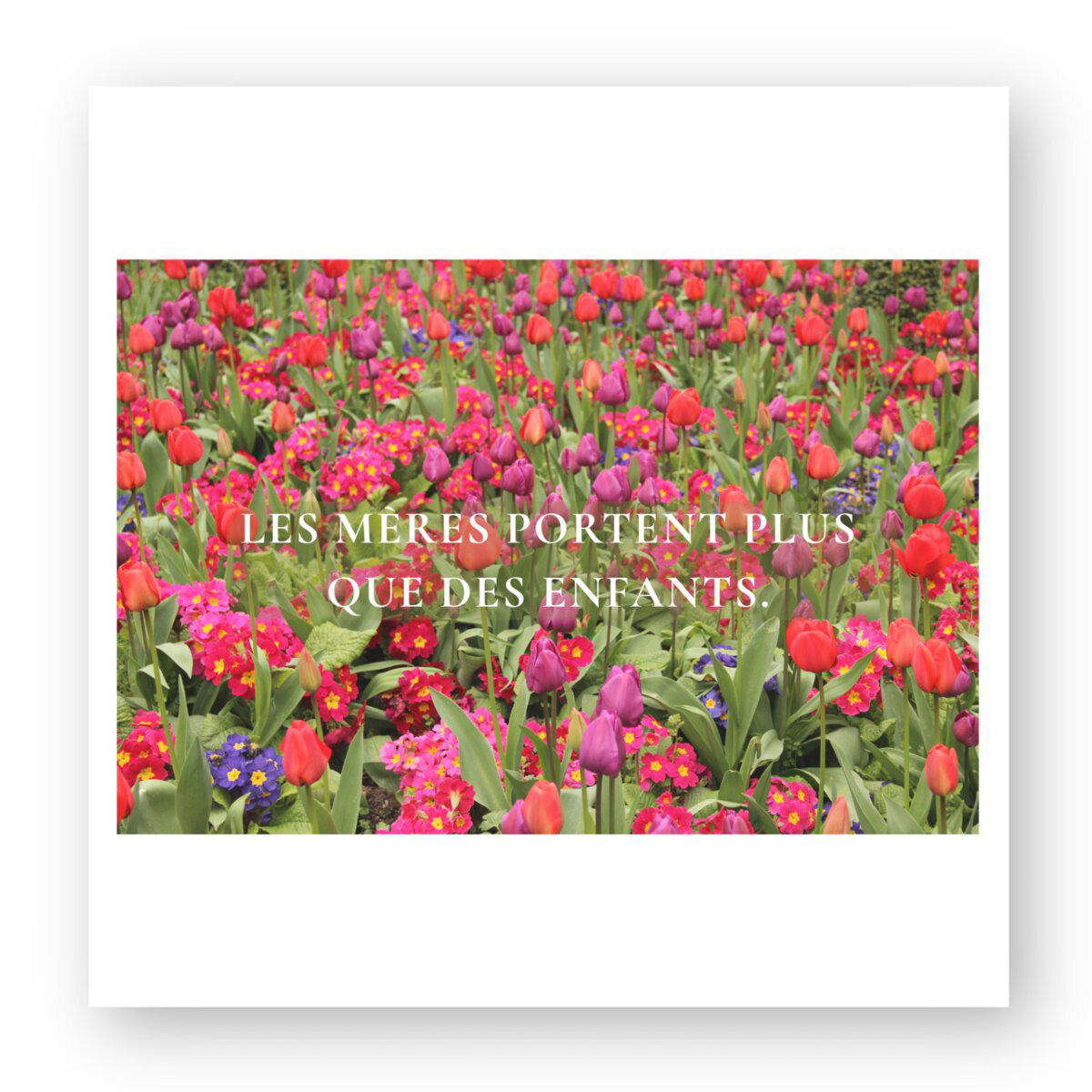 Image front Sticker - Fête des mères engagée - Fleurs