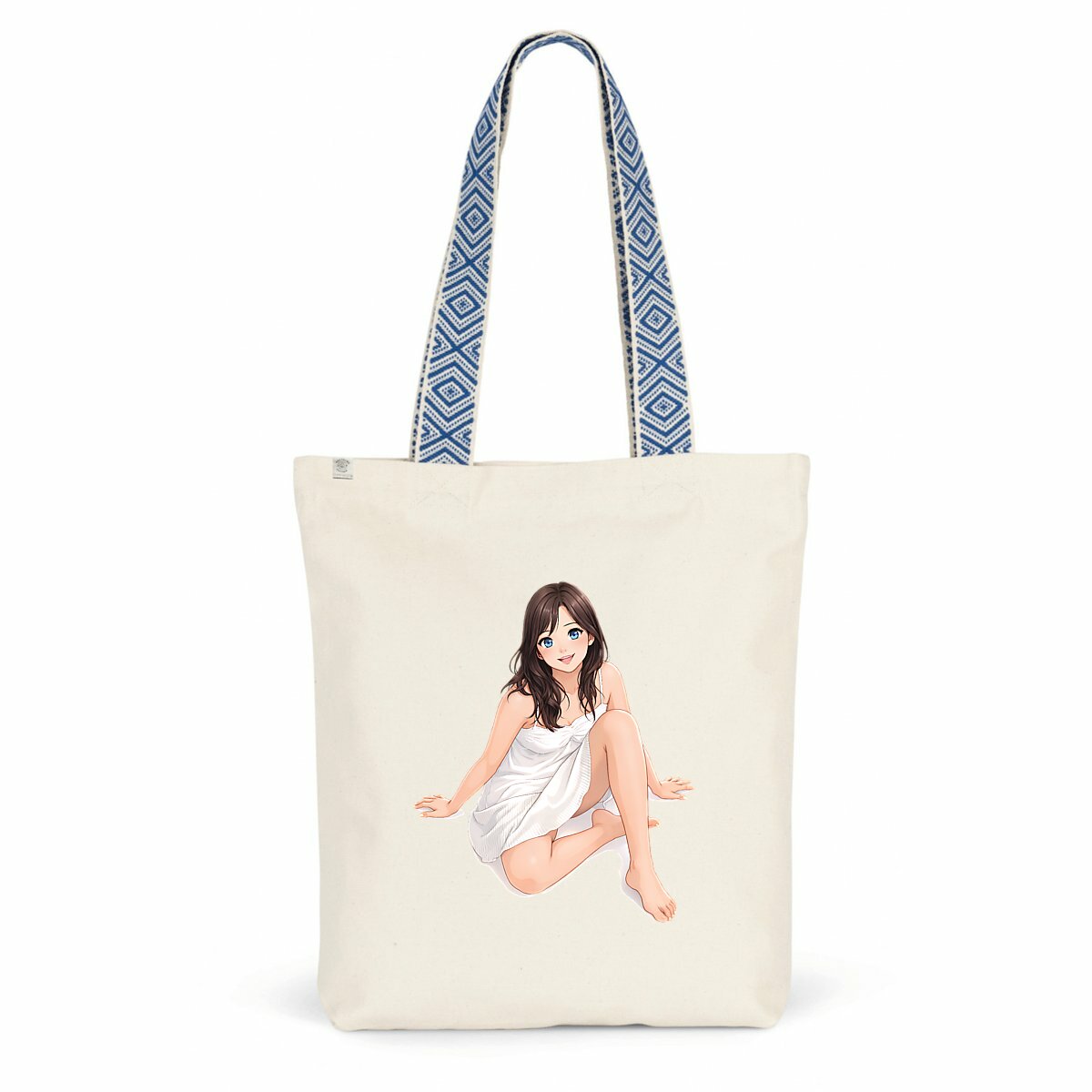 Image back Totebag jeune femme Manga