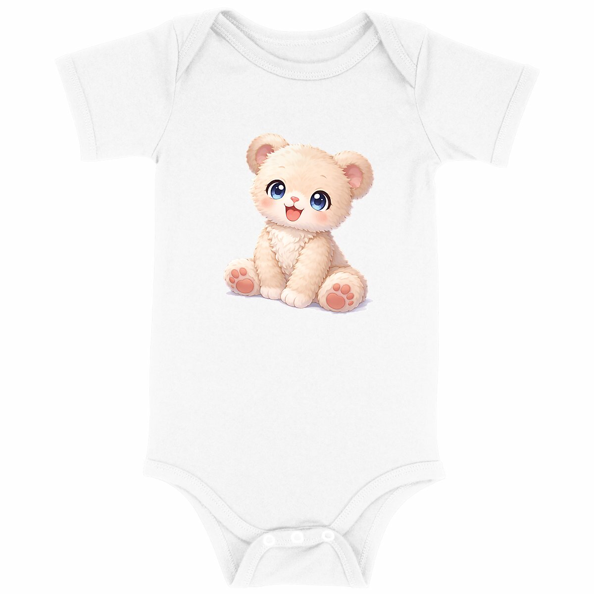 Image back Body bébé ourson