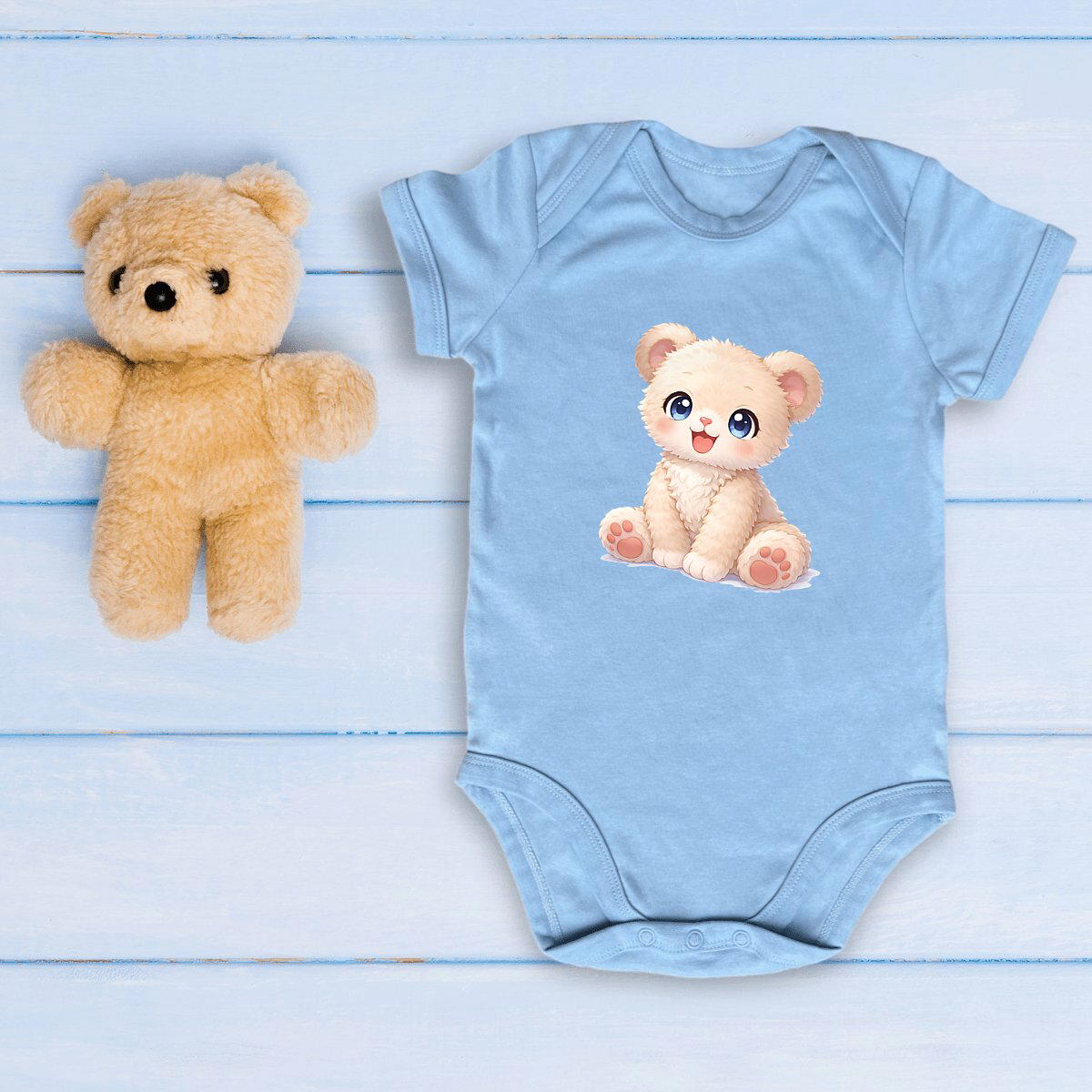 Image front Body bébé ourson