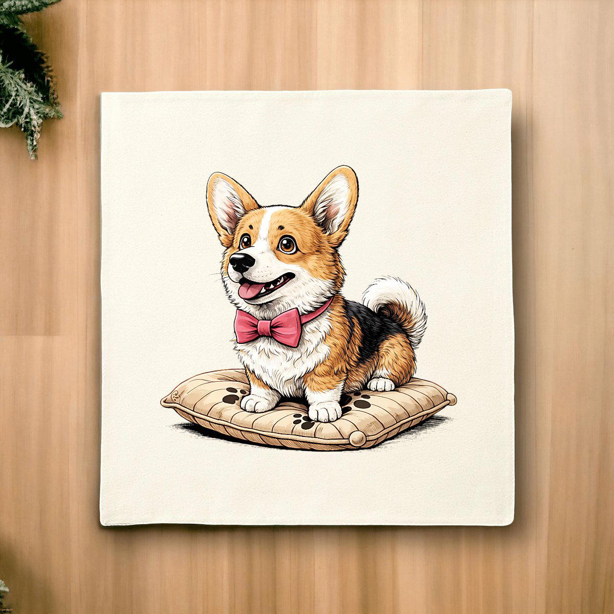 Image front Housse de coussin chien