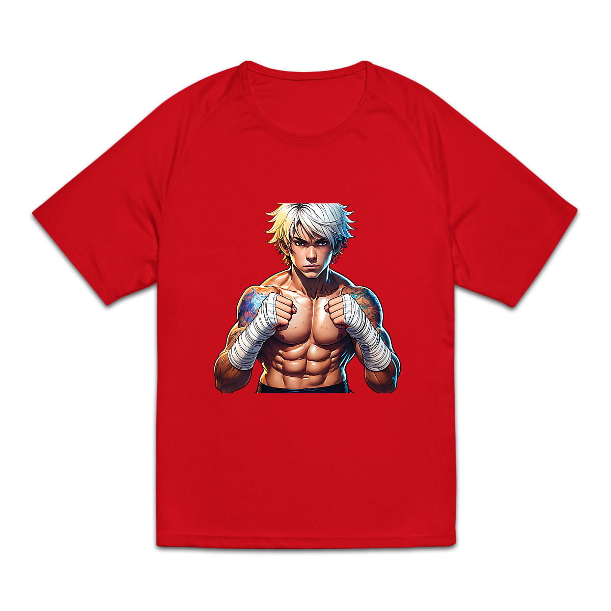 Image back T-shirt de sport Combattant