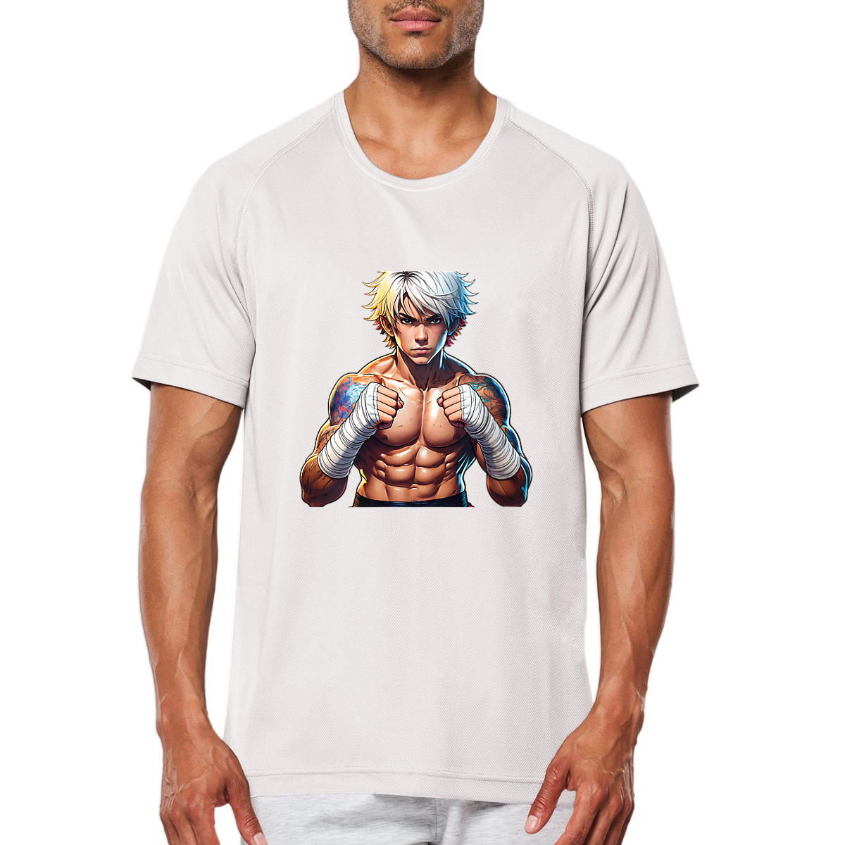 Image front T-shirt de sport Combattant