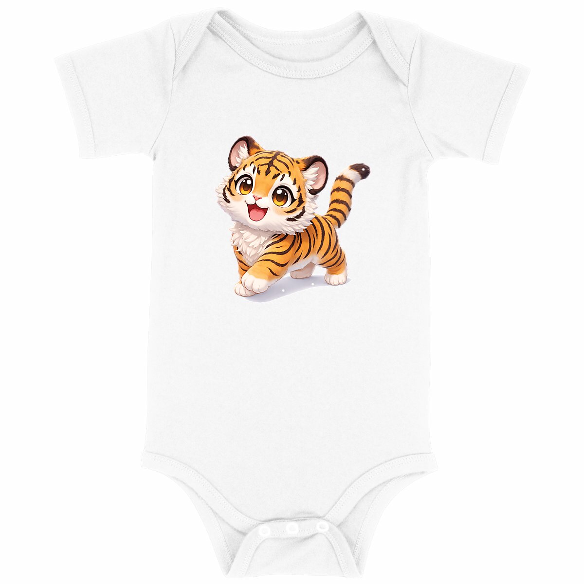 Image back Body bébé tigron