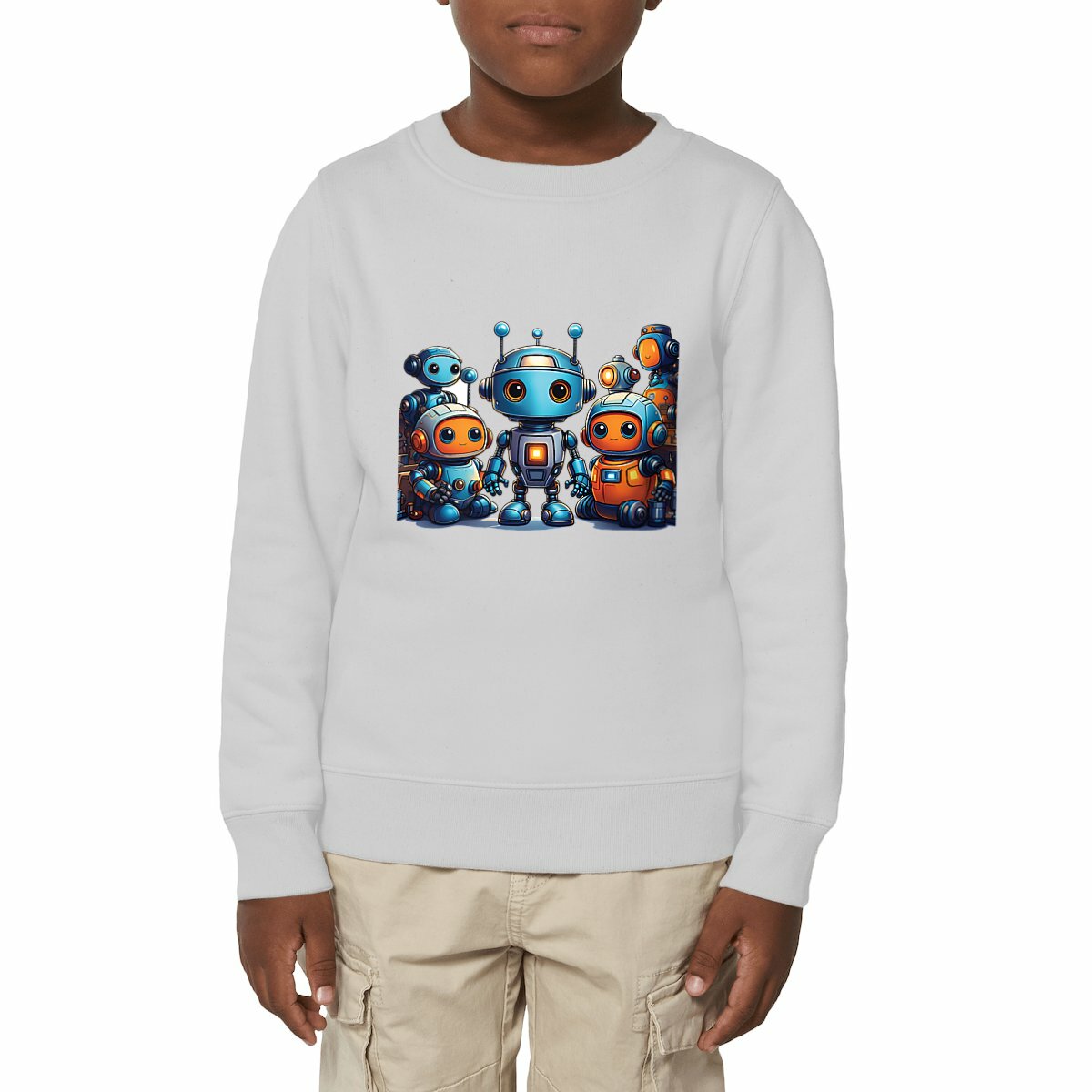Image front Sweat-shirt Epais Enfant Robots