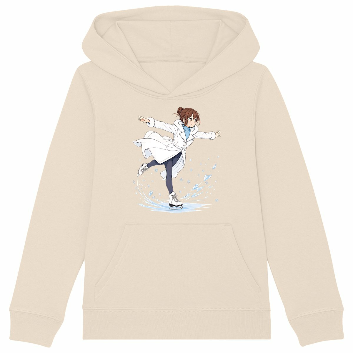 Image back Sweat à capuche Epais Patineuse